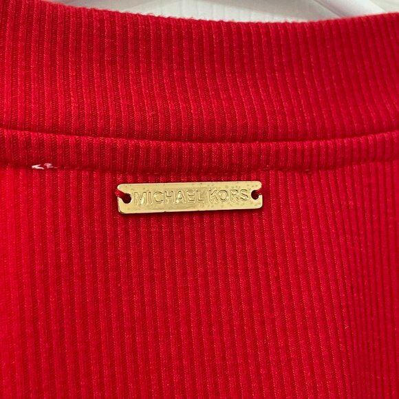 MICHAEL KORS Red Cardigan - Size Small - Picture 4 of 5